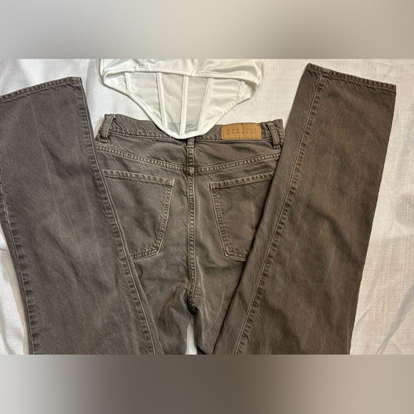 PacSun Dark Brown Wide Leg Jeans - Picture 4 of 6